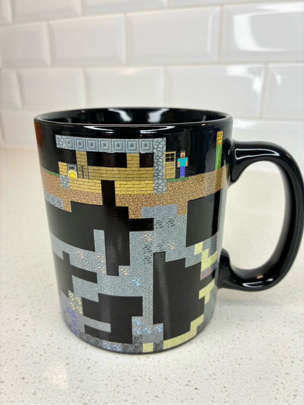 Paladone MINECRAFT Heat Change Coffee Mug Tea Cup Mojang Oversize Underground